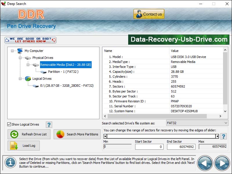 Data Recovery USB Drive Software