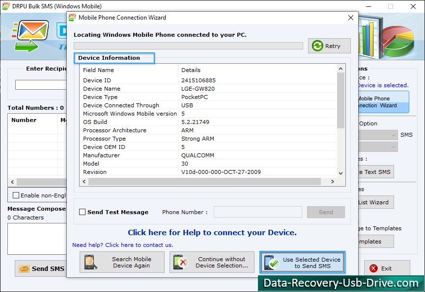 Bulk SMS Software for Windows Phones