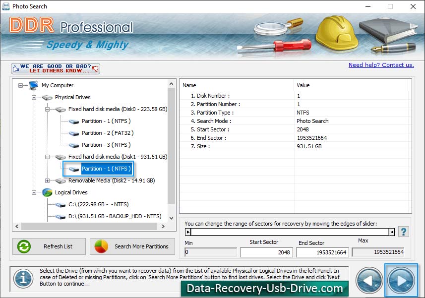 DDR Professional - Data Recovery Software